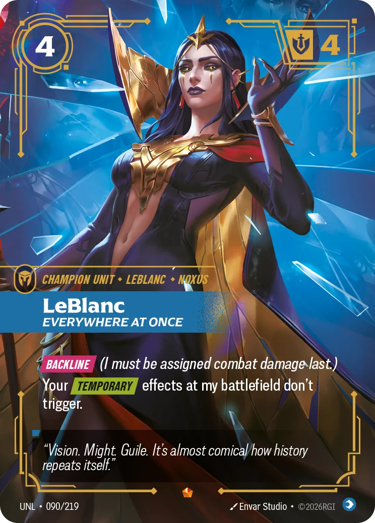 LeBlanc, Everywhere at Once