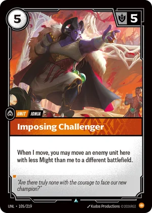 Imposing Challenger